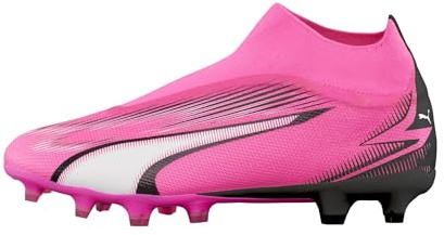Puma Men Ultra Match+ Ll Fg/Ag Soccer Shoes, Poison Pink-Puma White-Puma Black, 43 EU