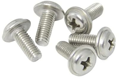 20 Piezas M2 M2.5 M3 M4 M5 DIN967 niquelado Cruz empotrada Tornillos de Cabeza Plana con Collar for computadora Disquete DVD ROM Placa Base(4mm(20PCS),M4)