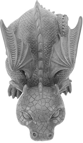 DOITOOL Figura Decorativa de Dragón de Resina Artesanal para Mesa de Oficina y Hogar Estatua Detallada y Resistente Adorno Central para Decoración Interior