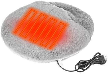 Scaldapiedi elettrici, comfort domestico, con materiale spesso e morbido per calore, poggiapiedi riscaldato, per letto da ufficio, freddo, auto, camion, camera, dormitorio, appartamento, vacanze
