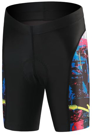 L SERVER Radtrikot Jungen Kinder Fahrradtrikot Mädchen Schnelltrocknende Fahrradanzug Kurzarm Trikot + Shorts Atmungsaktiver Fahrradbekleidung, Musik-Stadt(Shorts), M