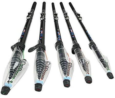 Teleskoprute,Angelrute Teleskop-Carbon-Angelrute 2.7m 3,6 m 4,5 m 5,4 m 6,3 m 7,2 m ultralight Felcing-Angelrute Teleskop-Spinnstangen Angelpfosten(2.7 m)