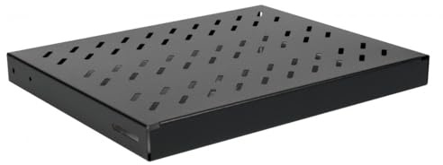 Equip Variabler Fachboden 19', 1HE, 350mm, Schwarz