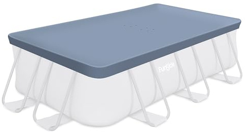 FUNSICLE Bâche Rectangle pour Piscine Tubulaire 4x2m