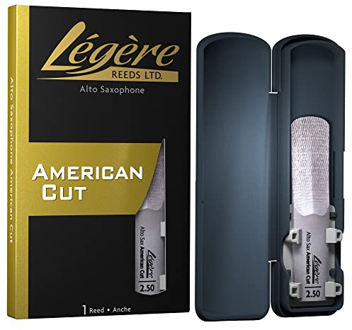 Légère Reeds - Anche pour saxophone alto, American Cut, Force 2.50 (ASA2.50) - Anche synthétique haut de gamme pour bois