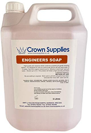 Engineers Hand Soap and Body Wash Solvent Free Liquid 5 Litre Crown Supplies