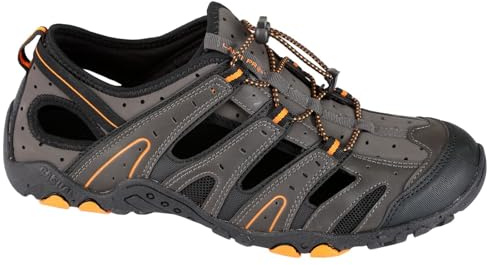 Lahti PRO Herren L30607 Arbeitssandalen, rutschfeste, ausprofilierte Laufsohle aus Gummistoff, offener Fersenbereich