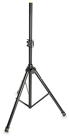 Gravity SP 5111 B - Supporto corto per casse da 35 mm, Alluminio Nero