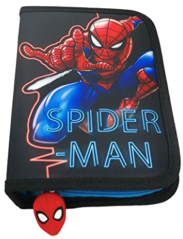 Theonoi Kinder Federmäppchen Federtasche Federmappe Mäppchen Etui 2 Fach Doppeldecker Schüleretui Stifteetui gefüllt Federpenal Schulzubehör Einschulung Junge