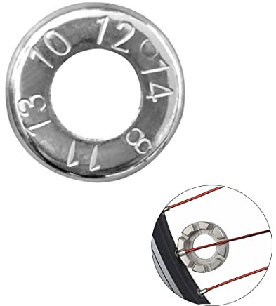 1 Stück Speichenschlüssel Fahrrad Speichenschlüssel 6 Größen Fahrrad Speichenschlüssel Fahrrad Rad Schraubenschlüssel zum Zentrieren Reparieren