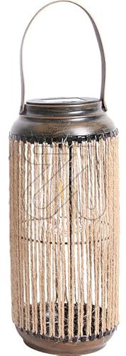 COLOURS MANUFAKTUR YOUR COLOUR YOUR LIFE LED Solarlampe Solarleuchte für Garten Terasse oder Balkon (Außen IP44) (LED Solarleuchte Korbinian natur)