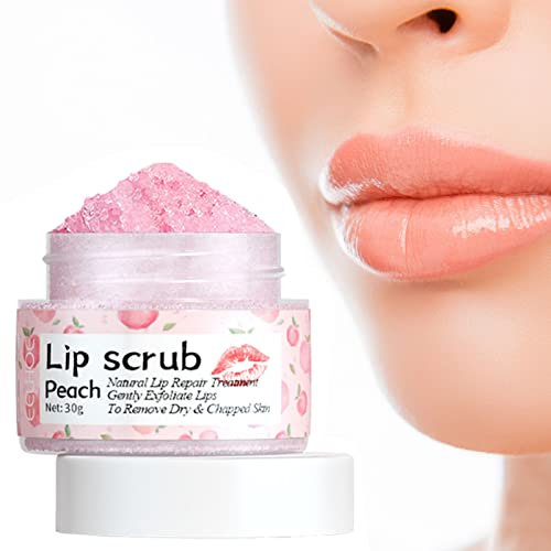 Balsamo Scrub Labbra Donna, Alleggerire Labbra Scrub Lip Scrub Esfoliante Idratante Labbra Oscurate Scrub Scrub Scrub Labbra Scuro Regalo Era