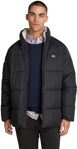 Tommy Jeans Men's Tjm Poly Puffer Dm0dm20003 Other Jackets, Black (Black), S