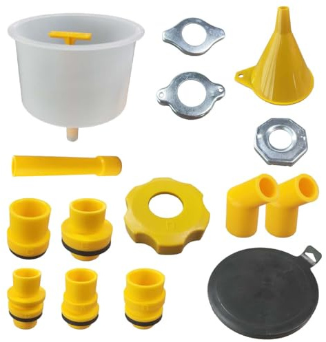 Spill Proof Coolant Funnel Kit, No Spill Radiator Bleeder Funnel Fill Kit, Coolant Filling Funnel Radiator Filler with Adapters, Universal Automotive Antifreeze Bleeder for Most Vehicles