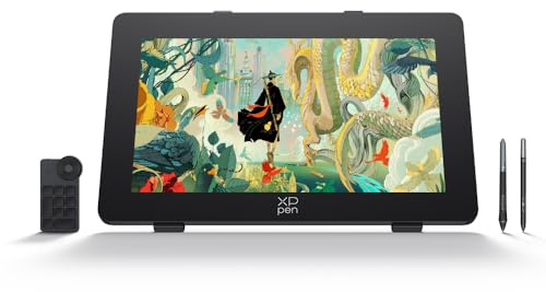 XPPen Artist Pro 24 (Gen 2) Grafiktablett mit Display 165Hz-Bildwiederholfrequenz, 23,8 Zoll 2,5K QHD Volllaminat-Bildschirm, Professionellem Pen Display mit 2 Stift für Windows-PC, Mac und Linux