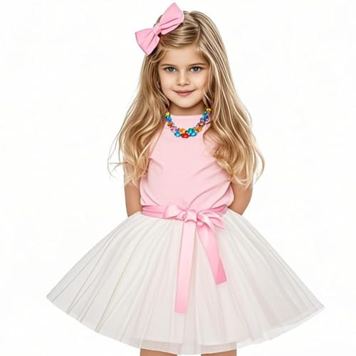 OQKAHIV 1 pcs Falda de Tul para Niñas, Falda tutú Princesa, Faldas de Baile de Ballet de Tul de 3 Capas, Falda de Tutú de Princesa para Niños, Falda de Ballet, Fiesta de Cumpleaños de Navidad (Blanco)