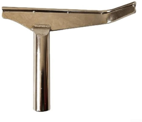 Repose-outils pour tournage sur bois avec design concave - Convient aux bases de 25 mm de diamètre - Matériau en acier