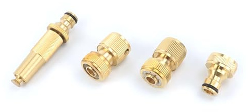 Lanza riego - lanza de metal con accesorios, 4 piezas, conexión de 1/2, ideal para riego eficiente de jardines y espacios exteriores.*