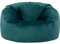 Icon Kingston Sitzsack Samt, Blaugrün, Sitzsack Erwachsene mit Füllung, Bean Bag, Samt Sessel, Lounge Sessel, Lounge Stuhl, Schlafzimmer, Wohnzimmer, Wohnzimmer Möbel