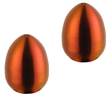 Buyer Star 2PCS Stainless Steel Salt Spice Cans Pepper Shaker Cruet Bottles Condiment Box Cooking Seasoning Bottle BBQ Kitchen Utensils (Magic red)