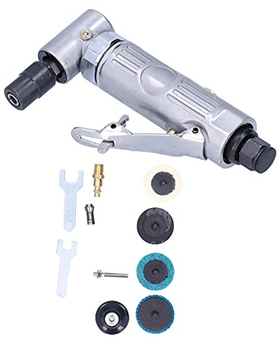 Rotalin Angular Amoladora Neumática 125mm, Mini 780W, Cabezal de 90 Grados - Alta Potencia y Diseño Ergonómico, Ideal para Pulido y Grabado en Espacios Reducidos