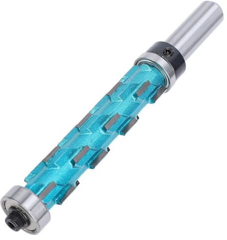Badafaci Fresa a Spirale con Finitura a Filo, Materiale in Carburo, Finitura Professionale, Diametro di Taglio 3/4, Lunghezza di Taglio 75 Mm, Ideale per Falegnami e Hobbisti