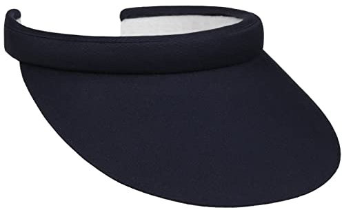 Lipodo Uni Visir Damer - dam solvisir solskydd med skärm Vår-sommar Sommar - One Size mörkblå