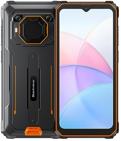 Blackview BV6200 13000mAh Outdoor Handy Ohne Vertrag,64GB Outdoor Smartphone Wasserdicht,98DB Lautsprecher,Helio P35 2.3Ghz,6.56 HD+ Baustellenhandy, Dual 4G/OTG/GPS/13MP/NFC