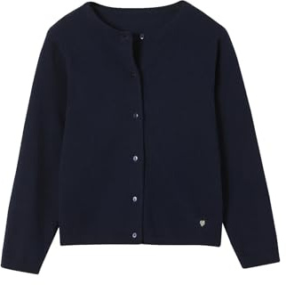 VERTBAUDET Gilet Fille Maille Fine Basics Marine 10A