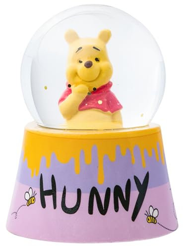 Silver Buffalo Disney Winnie The Pooh, mini palla di neve illuminata, Hunny Oh Bother, altezza 9,6 cm, 45 mm (piccola)