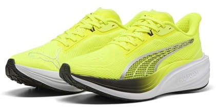 Puma Darter Pro, Chaussure de Course sur Route Unisexe, Yellow Alert-Puma Black,