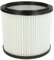 vhbw 1x Faltenfilter kompatibel mit Metabo ASA 9001 Staubsauger - Patronenfilter, Schwarz Weiß