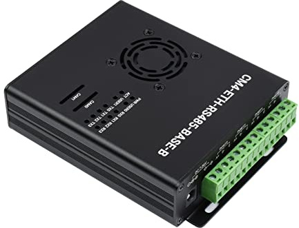 Waveshare Dual ETH Mini-Computer for Raspberry Pi Compute Module 4 (NOT Included) Gigabit Etherne 4CH Isolated RS485 with USB2.0