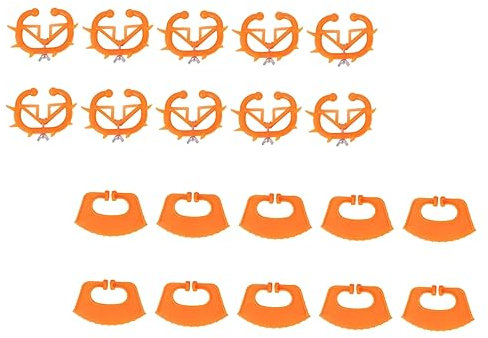 Toddmomy 10st Kuh Scharf Zubehör Für Milchpumpen Tierabsetzer Kuh-septumring Kuh Nase Dorn Rindersaugclip Rindernasendornen Nasenklammer Für Rinder Mini-kuh Plastik Erdfarben Einstellen