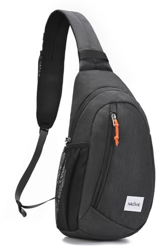 HALOVIE Brusttasche Herren Klein Schultertasche Crossbody Sling Bag Leichte Umhängetasche für Männer Damen Reise Wandern Outdoor Sport