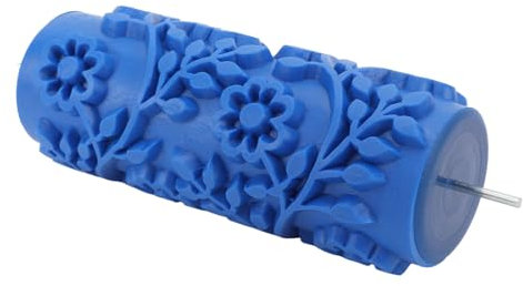Rollador de Pintura Texturizado, Roller de Textura para Pincel de Goma de 5 Pulgadas de Paneles de Paneles de Yeso con un Rodillo de Pintura de Patrón de Diseño de Textura único, para Proyectos de