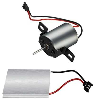 Violiica Kit de reparación de motor de ventilador de chimenea y generación de energía para soplador de estufa, construcción de metal, accesorio de repuesto de fácil instalación para uso doméstico o