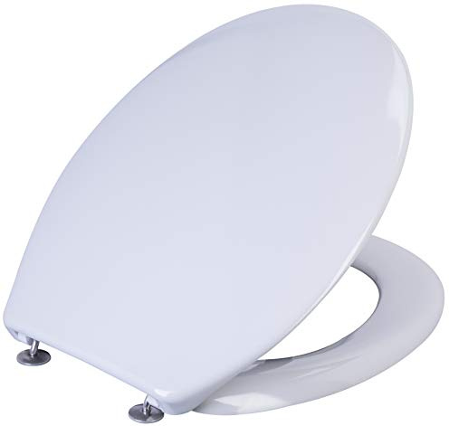 Cornat KSCET22 KSCET22-Tavoletta Copri, Aspetto, Duroplast di Facile Manutenzione, Design Semplice, Si Adatta a Qualsiasi Bagno/WC, Manhattan Grigio