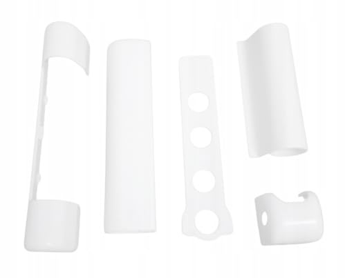 Siegenia - Set di 6 tappi di copertura per finestre in PVC e porta in plastica PVC TITAN AF PCV - TKSL0020 - TKWB0010 - TKEB0020 - TKEO0010 - TKEU0010 BIANCO