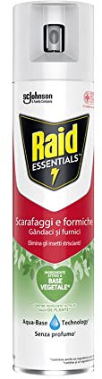 Raid Insetticidi Scarafaggi e Formiche, 300ml