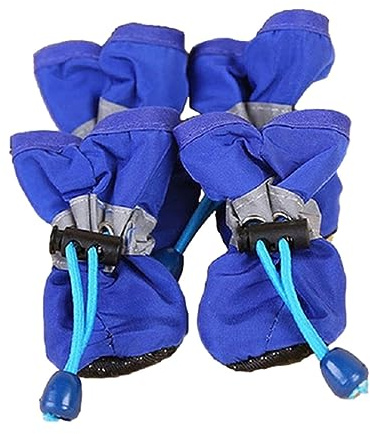 Kelburn Chaussures imperméables pour Chien - Bottes de Pluie pour Chien Chaussures pour Chien - Bottes et protège-Pattes pour Chien, protège-Patte de Chien imperméable avec Cordon de Serrage