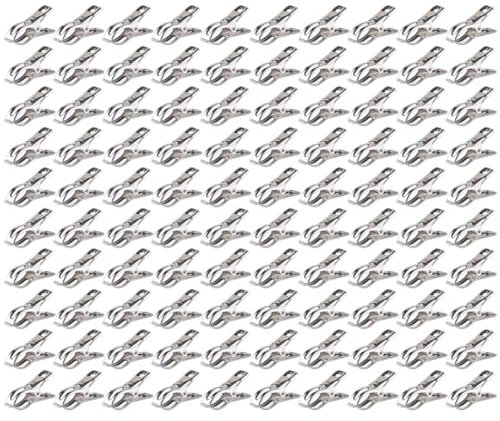 Lmzzdld Gartenklammern, Gewächshausklammern für Schattentücher oder Pflanzenschutznetze, Wäschetrocknungsklammern und Winddichte Klammern, Langlebig, Einfache Installation