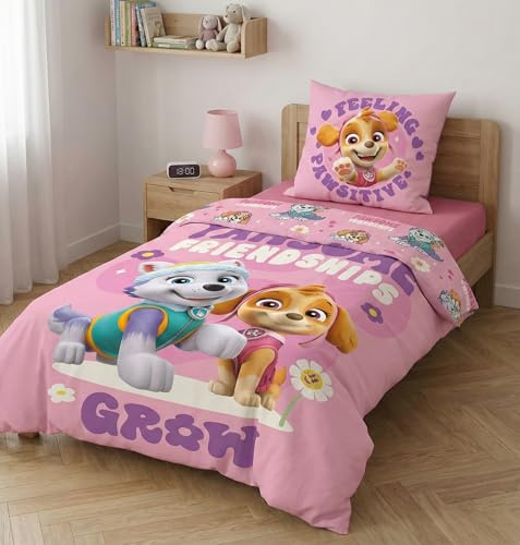Paw Patrol Funda Nórdica Cama 90 140x200 + Funda Almohada Skye Everest