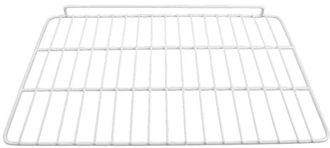 SEWOART Ripiano Frigorifero in Metallo con Barriera Laterale Organizer Multifunzione per Congelatore e Mini Frigo Griglia Resistente per Suddivisione Interna e Risparmio Spazio