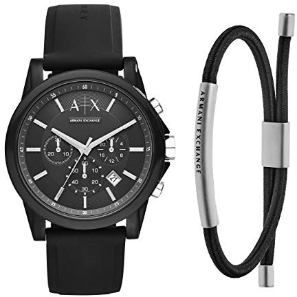 Armani Exchange Unisex Watch AX1326 Men's Bracelet with Strap AXG0041040