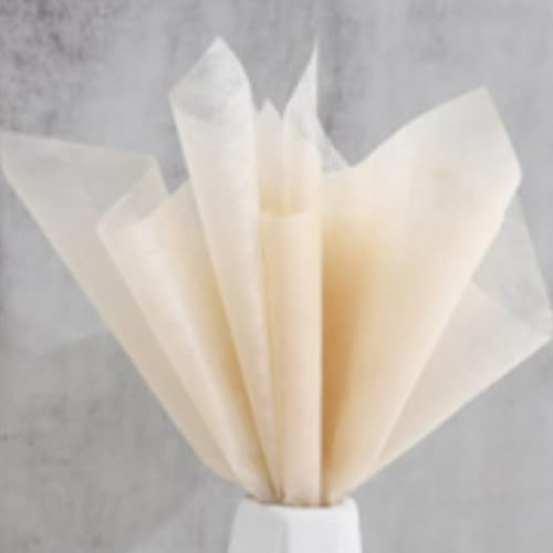 40 fogli di carta per fiori coreana, impermeabile, pieghevole ed estensibile, bouquet, negozio di fiori, carta da regalo (colore della pelle chiara)