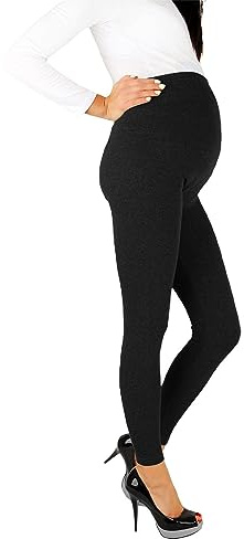 Termoleggings för gravida kvinnor: mammaleggings sport graviditetsstrumpbyxor gravida termo leggings stretch mammabyxor skinny termiska gravidleggings – termostrumpbyxor för gravida kvinnor, svart, M