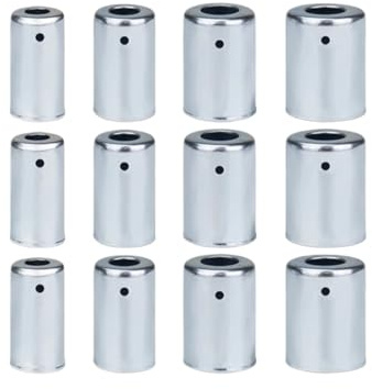 Xwang store 12 St #6#8#10#12 A/C Metallstål Presshylsa For Standard/Reducerad Barriär Hydraulisk Slangpresshylsa(R134a)