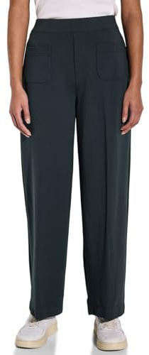 Street One A378899 Pantalones de Pierna Recta, Verde Oscuro, 44W / 28L Mujeres