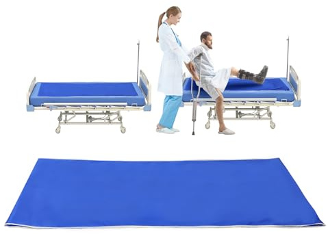 Slide Sheet for Moving Patients On Bed, Reusable Disabled Transfer Sheet, Sliding Draw Sheet for Elderly, Disabled or Obese Patients, for Cars, Wheelchairs, Hospitals Home Care, 75x115cm